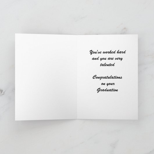 Gefeliciteerd met uw Afstuderen Oranje zonsonderga Kaart (Binnen)