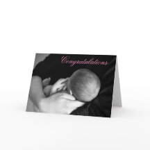 Gefeliciteerd met uw Baby Meisje Kaart