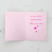 Gefeliciteerd met uw dansoverweging kaart (Binnen)