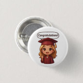 Gefeliciteerd met uw heldere Button (Voorkant /achterkant)