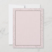 Gefeliciteerd met uw huwelijk bloemenboeket notitiekaartje (Achterkant)