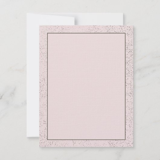 Gefeliciteerd met uw huwelijk bloemenboeket notitiekaartje (Achterkant)