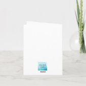 Gefeliciteerd met uw huwelijk kaart (Achterkant)