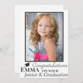 Gefeliciteerd met uw JK Afstuderen fotokaart Kaart (Voorkant / Achterkant)