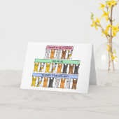 Gefeliciteerd met uw niertransplantatie kaart (Gele Bloem)