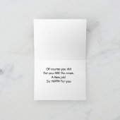 GEFELICITEERD MET UW NIEUWE BAAN *** KAART (Binnen)