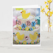 GEFELICITEERD MET UW NIEUWE **BABY-ZOON** KAART (Gele Bloem)