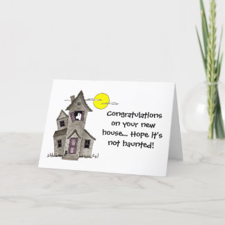 Gefeliciteerd met uw nieuwe huis - Funny Card Bedankkaart
