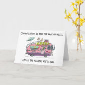 GEFELICITEERD MET "UW NIEUWE HUIS OP WIELEN" KAART (Gele Bloem)