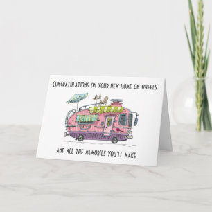 GEFELICITEERD MET "UW NIEUWE HUIS OP WIELEN" KAART