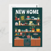 GEFELICITEERD MET UW NIEUWE HUIS VERHUIZEND Mooie  Briefkaart (Voorkant / Achterkant)