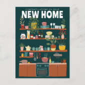 GEFELICITEERD MET UW NIEUWE HUIS VERHUIZEND Mooie  Briefkaart (Voorkant)