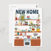 GEFELICITEERD MET UW NIEUWE HUIS VERHUIZING Mooie Briefkaart (Voorkant / Achterkant)