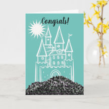 Gefeliciteerd met uw nieuwe huis Wenskaart