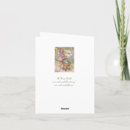 Gefeliciteerd met uw nieuwe huisdier kat kleintje kaart (Achterkant)