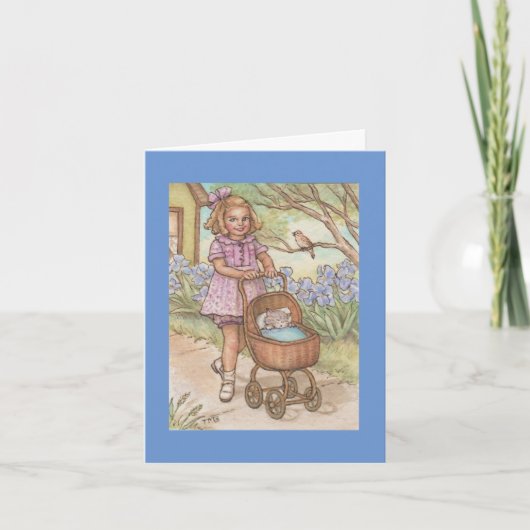 Gefeliciteerd met uw nieuwe huisdier kat kleintje kaart (Voorkant)