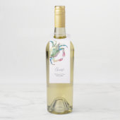 Gefeliciteerd met uw nieuwe Label voor blauwe krab (Op fles)