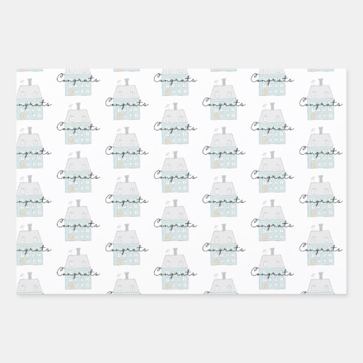 Gefeliciteerd met uw nieuwe papierbladen voor thui inpakpapier vel (Voorkant)