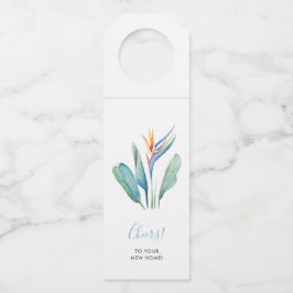 Gefeliciteerd met uw nieuwe Tropische Wijn Label t