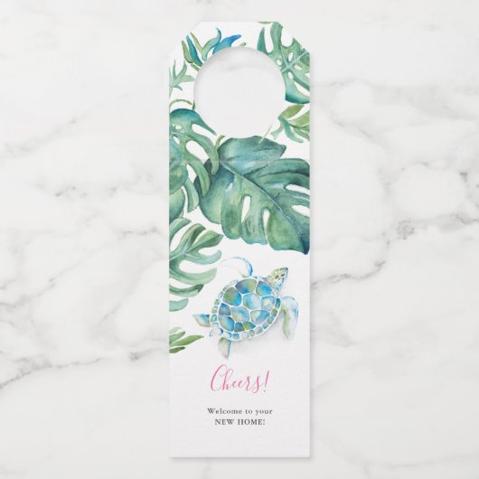 Gefeliciteerd met uw nieuwe Tropische Wijn Label t (Voorkant)