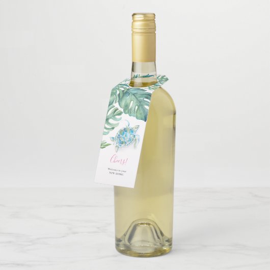 Gefeliciteerd met uw nieuwe Tropische Wijn Label t (Schuin)