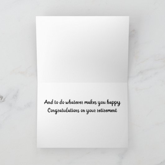 GEFELICITEERD MET UW ***PENSIOEN*** KAART (Binnen)