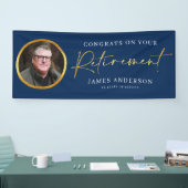 Gefeliciteerd met uw Premier Photo + Gold Script B Spandoek (Beurs)