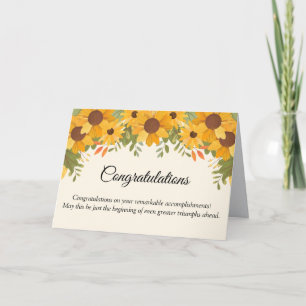 Gefeliciteerd met uw prestaties kaart