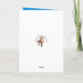 Gefeliciteerd met uw promotie heteluchtballonnen feestdagen kaart (Achterkant)