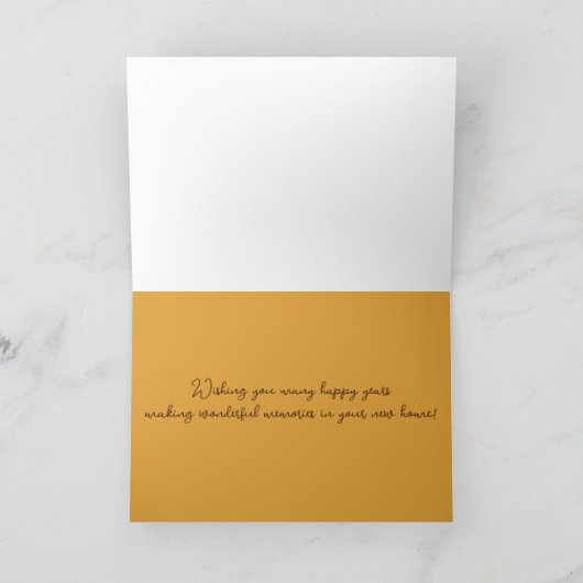 Gefeliciteerd met uw Ranch New Home Boerderij Kaart (Binnen)