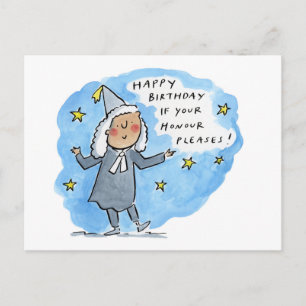 Gefeliciteerd met uw verjaardag als het uw eer bel briefkaart
