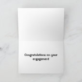 GEFELICITEERD MET UW **VERLOVING** KAART (Binnen)