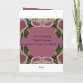 Gefeliciteerd met uw verlovingskaarten kaart (Achterkant)