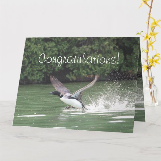 Gefeliciteerd met uw vlucht kaart (Gele Bloem)