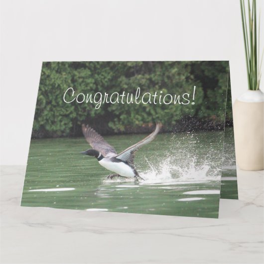 Gefeliciteerd met uw vlucht kaart (Voorkant)