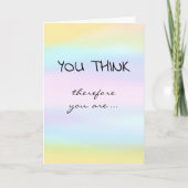 Gefeliciteerd met uw werk (ik denk dat ik dat ben) kaart (Voorkant)