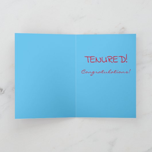 Gefeliciteerd met uw werk (ik denk dat ik dat ben) kaart (Binnen)