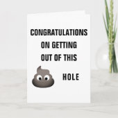 Gefeliciteerd met uw werk kaart (Voorkant)