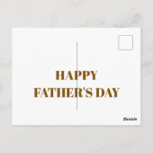 GEFELICITEERD MET VADERDAG BRIEFKAART (Achterkant)