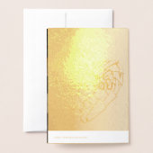 GEFELICITEERD MET VADERDAG FOLIE KAARTEN (Met envelop)