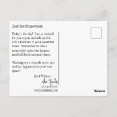 Gefeliciteerd met verhuisdag briefkaart (Achterkant)