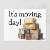 Gefeliciteerd met verhuisdag briefkaart (Voorkant)