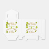 Gefeliciteerd met verjaardag Augustus Birthdays Fa Bedankdoosjes (Uitgevouwen)