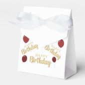 Gefeliciteerd met verjaardag Januari verjaardagen Bedankdoosjes (Voorkant Zijde)