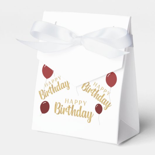 Gefeliciteerd met verjaardag Januari verjaardagen Bedankdoosjes (Voorkant Zijde)