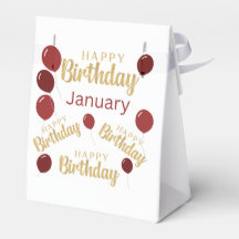 Gefeliciteerd met verjaardag Januari verjaardagen