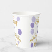 Gefeliciteerd met verjaardag Junilistan Papieren Bekers (Rechts)