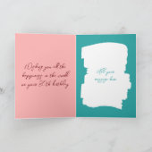 Gefeliciteerd met verjaardag vandaag 30 jaar voeg kaart (Binnen)