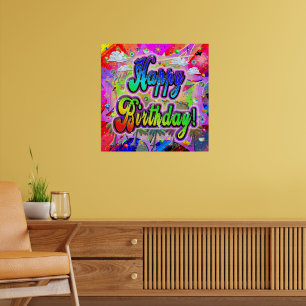 Gefeliciteerd met Verjaardag Vista Poster