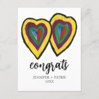 Gefeliciteerd met Verloving Gift Heart.